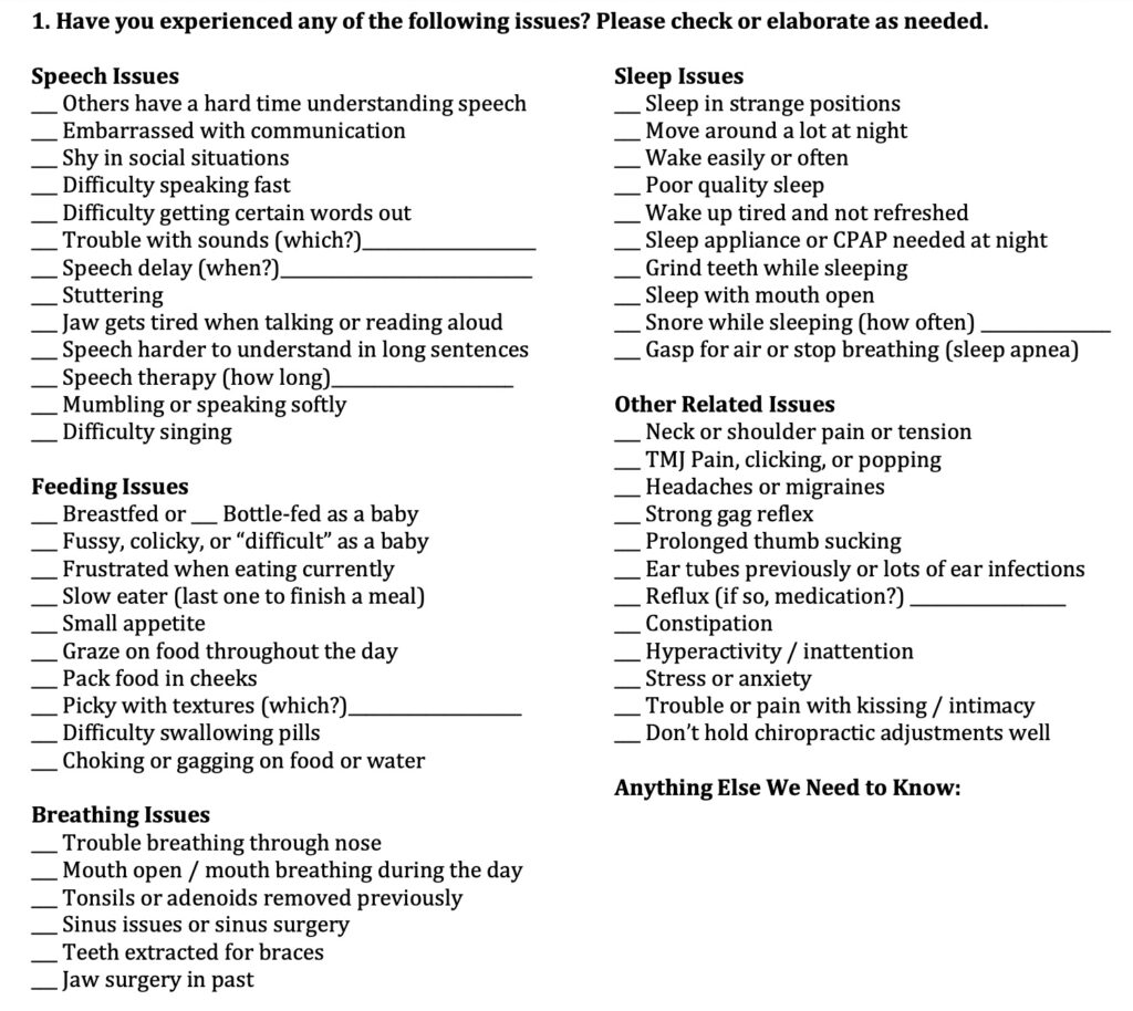 Adult Assessment Sheet Baxter